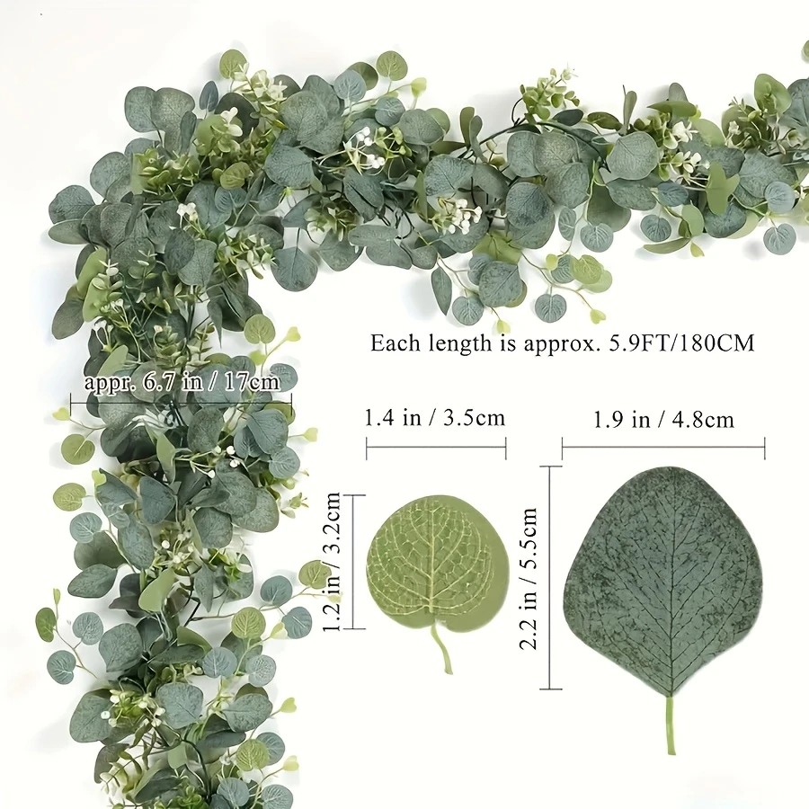 1 шт. Искусственная гирлянда и – обзор и цена Eucalyptus Preserved