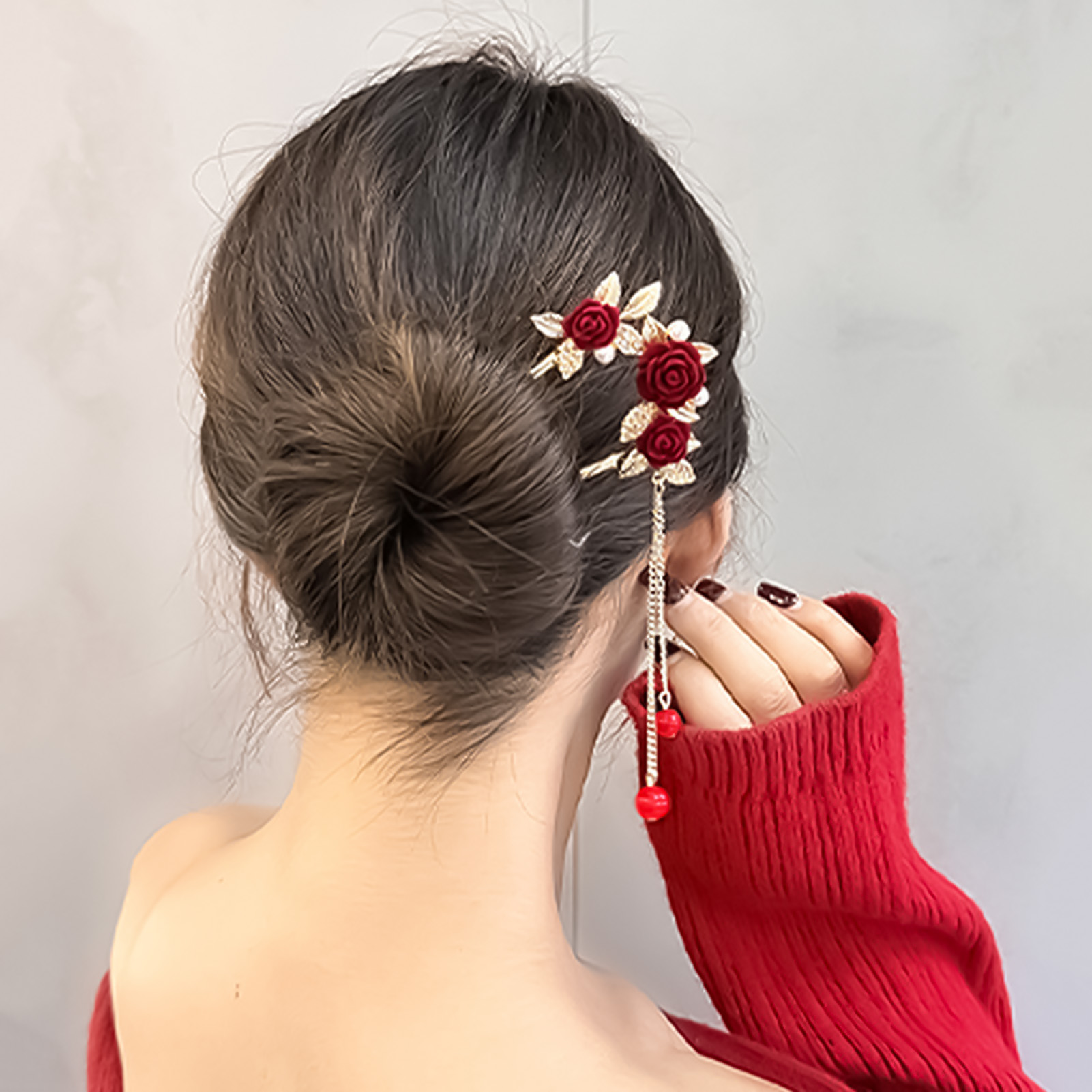 Заколка для волос в китайском  – обзор и цена Supply Florist