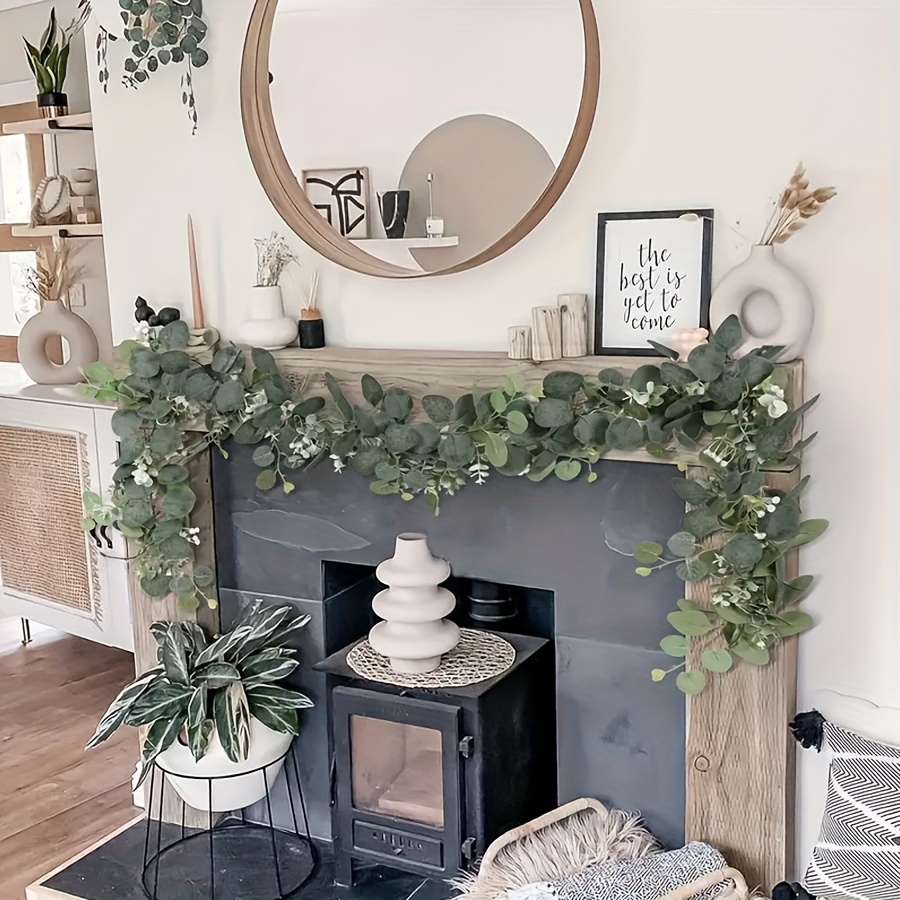 Пишная гирлянда из искусственн – обзор и цена Eucalyptus Preserved