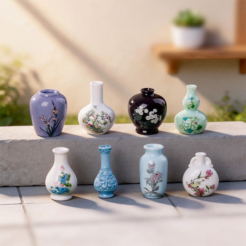 Набор из 8 миниатюрных ваз из  – обзор и цена Florist Supply Vases
